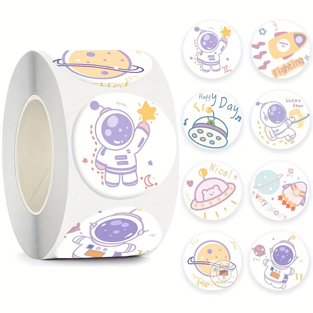 500pcs Astronaut Reward Stickers Animal Sticker For School Teacher