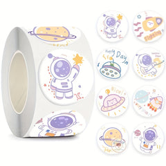 500pcs Astronaut Reward Stickers Animal Sticker For School Teacher