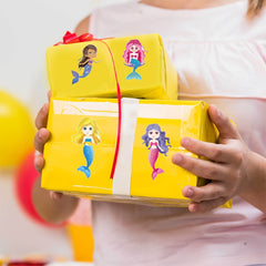 Mermaid Sticker Sheets Set - DIY Mix And Match Face Stickers