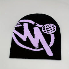 Letter Jacquard Hat Casual Street Hat For Men Women