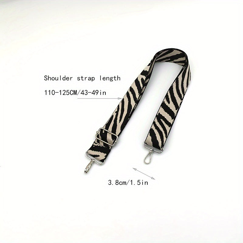 Geometric Print Shoulder Bag & Handbag Nylon Replacement Strap