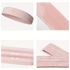 3PCS Sports Sweat Wristband & Headband Set Unisex