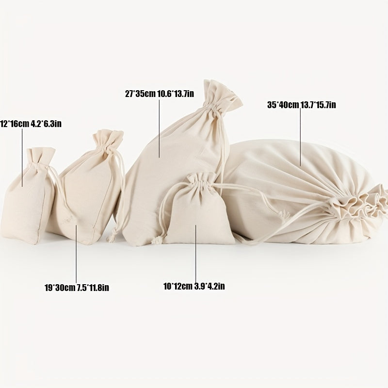 US Dollar Canvas Bag Coin Money Bag Large Capacity Drawstring Bag