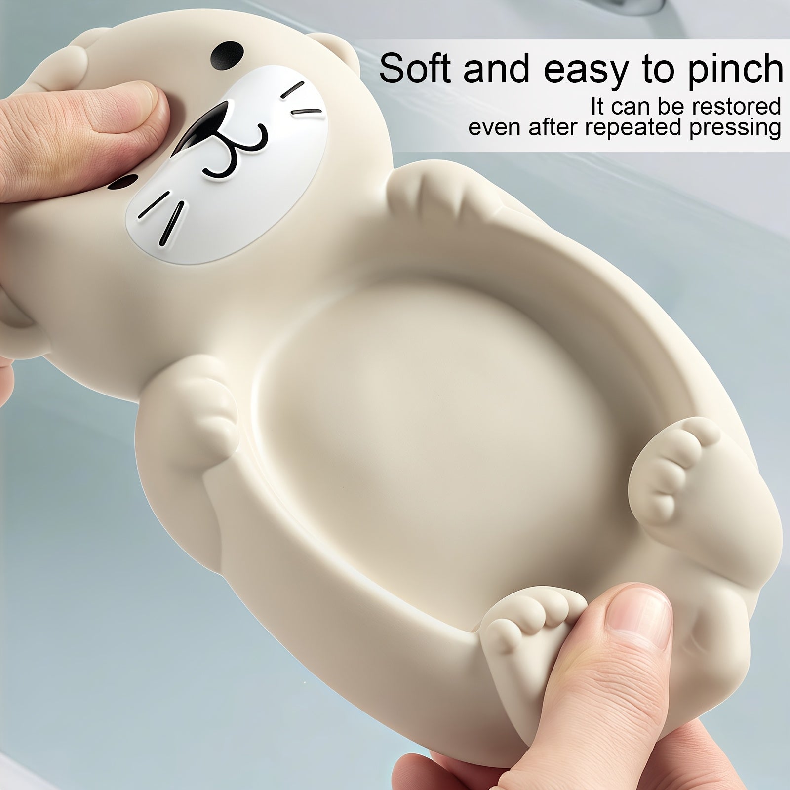 Baby and Toddler Bathroom Play Toys Otter Net Basket Floating Ball Bath Time Fun
