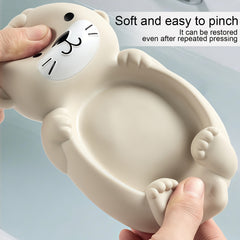 Baby and Toddler Bathroom Play Toys Otter Net Basket Floating Ball Bath Time Fun
