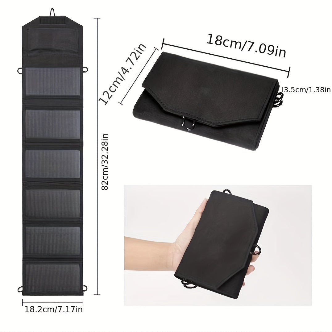 20W Solar Folding Bag Dual USB Fast Charging Portable Solar Panel