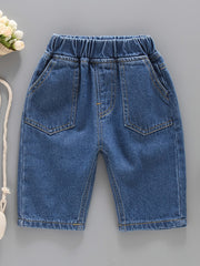 Boys Denim Jeans Cropped Pants Casual Spring Autumn Winter Kids Clothes