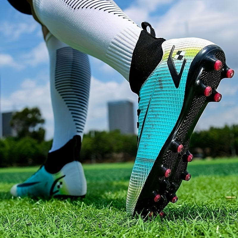 Boy's Non Slip AG Football Cleat Outdoor Soccer Shoes