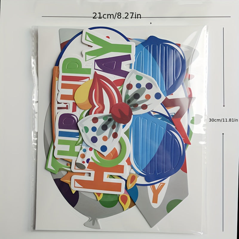 18pcs Birthday Photo Booth Props Kit For Party