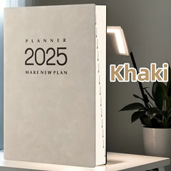365 Business Planner Red Faux Leather Cover 360 Pages