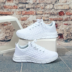 Women's Breathable Lace Up Sneakers Lightweight Outdoor Shoes