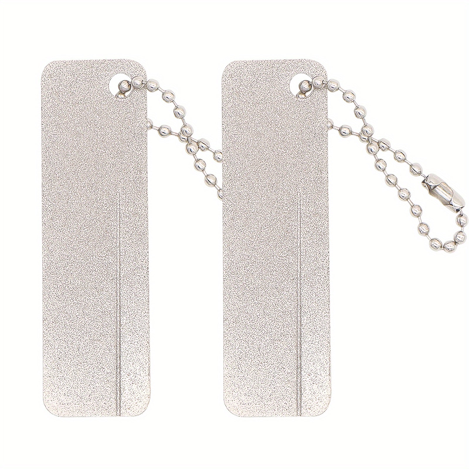 2pcs Portable Fishing Hook File Keychain Hook File Grinding Tool