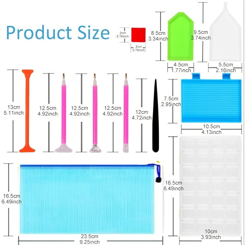5D Diamond Painting Tools Accessories Kit for Rhinestone Art