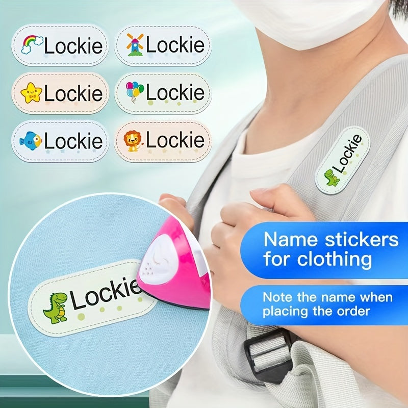 Personalized Iron-On Labels for Cotton Clothing