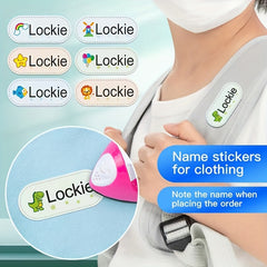 Personalized Iron-On Labels for Cotton Clothing