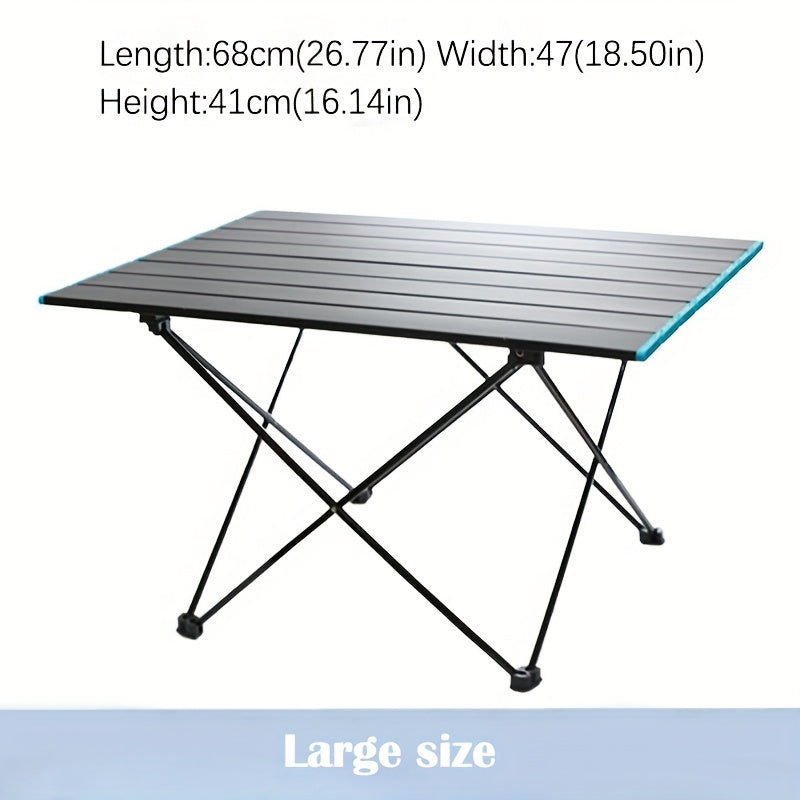 Portable Folding Table Light Aluminum Alloy for Outdoor Activities