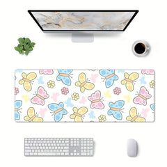 Butterfly Gaming Mouse Pad 80x30cm Waterproof Keyboard Mouse Mat Desk Pad