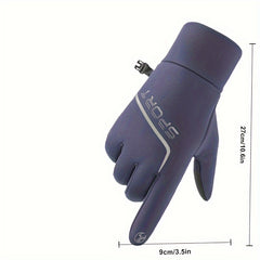 Warm Waterproof Non-slip Riding Gloves for Autumn Winter Sports