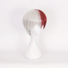 Red Anime Character Wigs Short Wig With Bangs Costume Wigs Parties