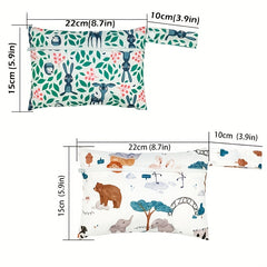2pcs Mini Washable Storage Bags Sanitary Napkin Cosmetic Toy Bag