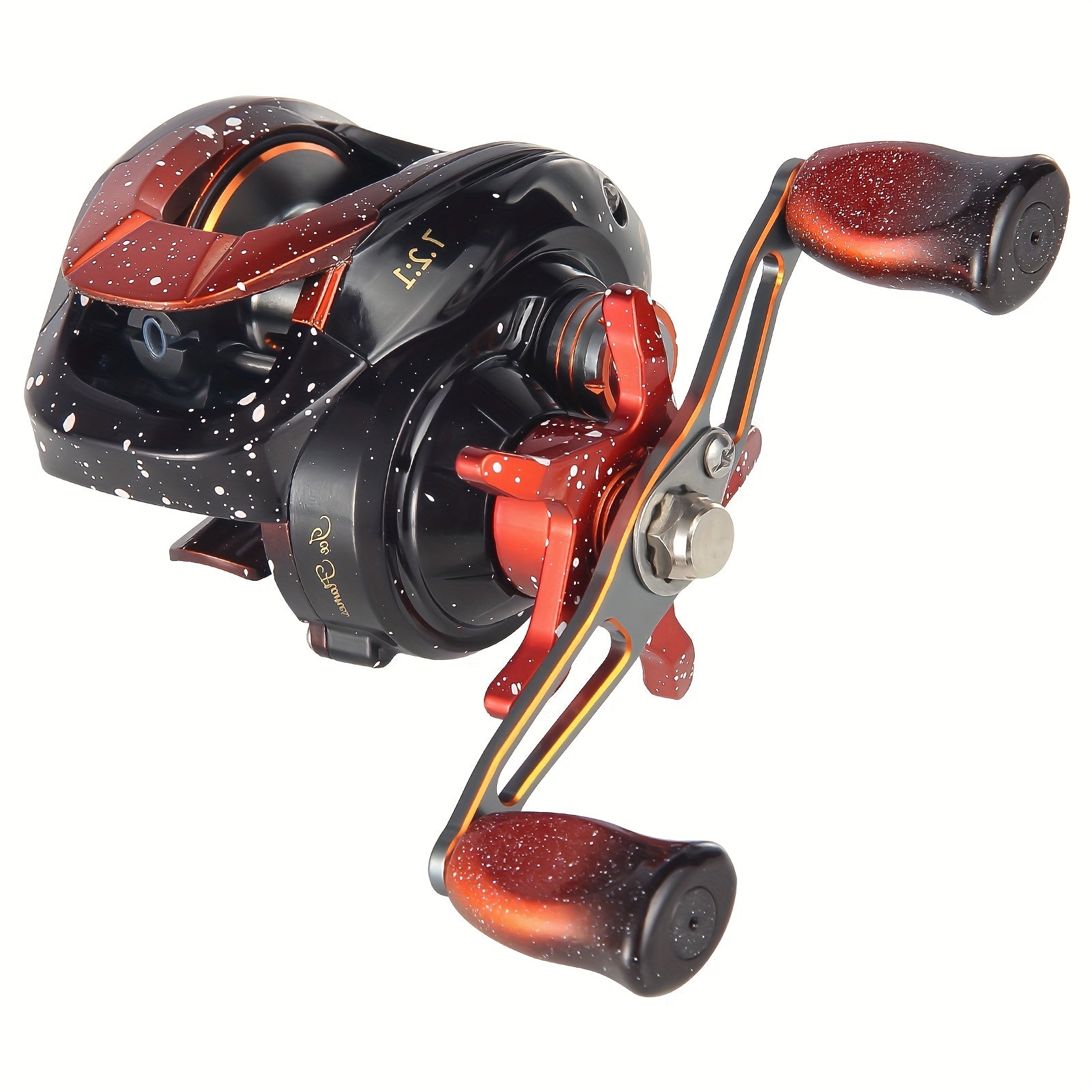 Baitcasting Fishing Reel 7.2:1 Gear Ratio 4+1BB Ultra Light Smooth
