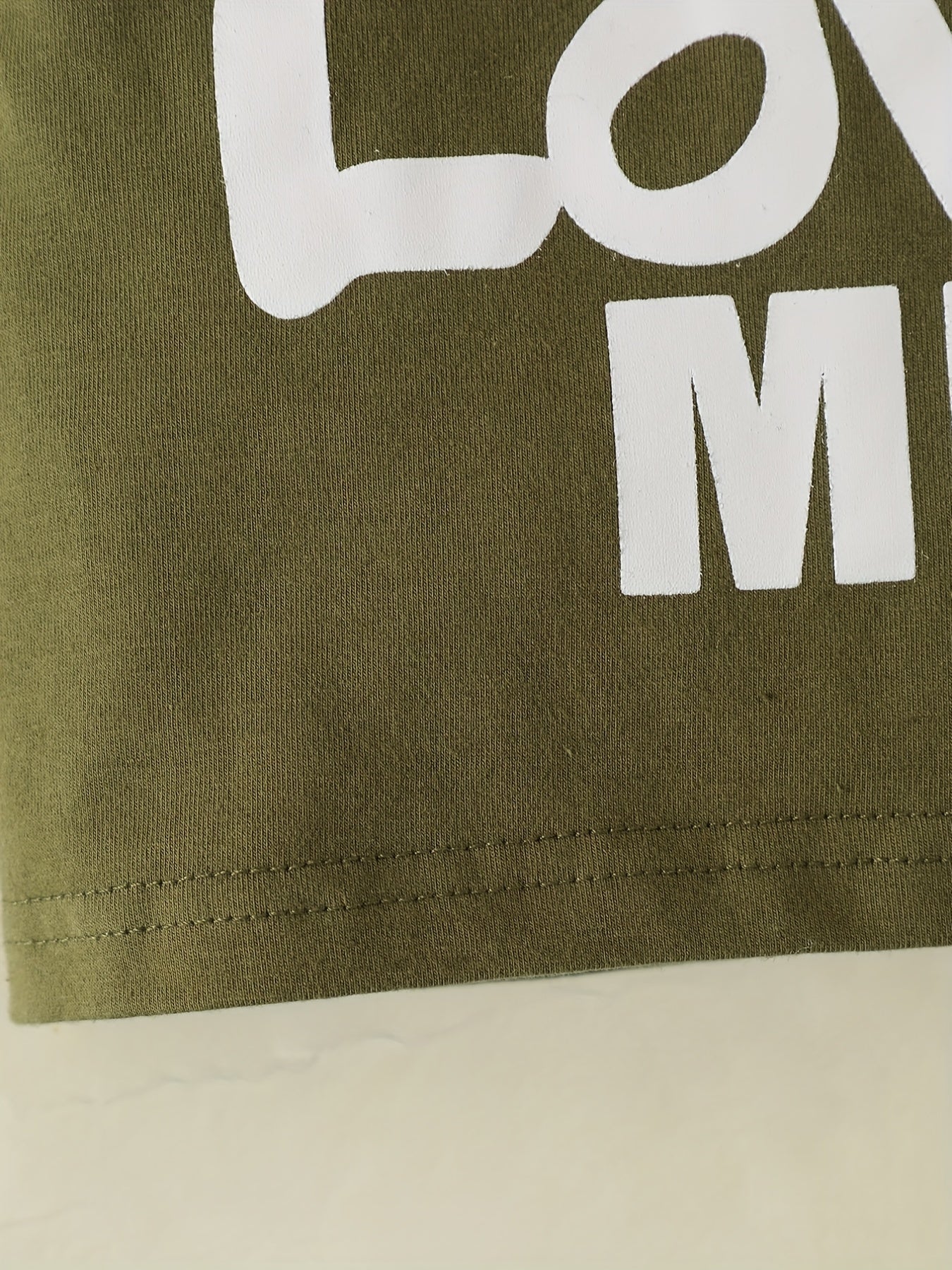 2pcs Baby Boys The Girls Just Love Me T shirt & Camouflage Pants Set