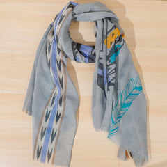 Women's Printed Beach Scarf Comfortable Head Wrap