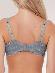 Lace Push Up Bra with Bow Tie Women's Lingerie