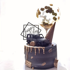 Mini Off-road Vehicle Cake Decoration Baking Party Decor