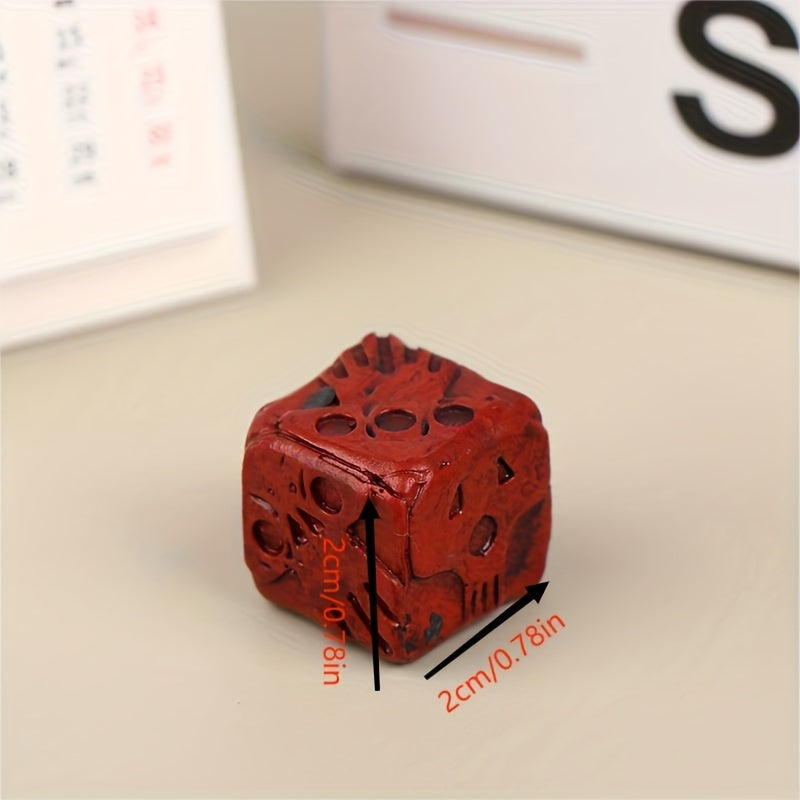 1pc Halloween Skull Pattern Polyhedral Dice