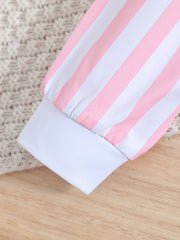Girls Sleeveless Crop Tank Top Pants Striped Butterfly Jacket Set