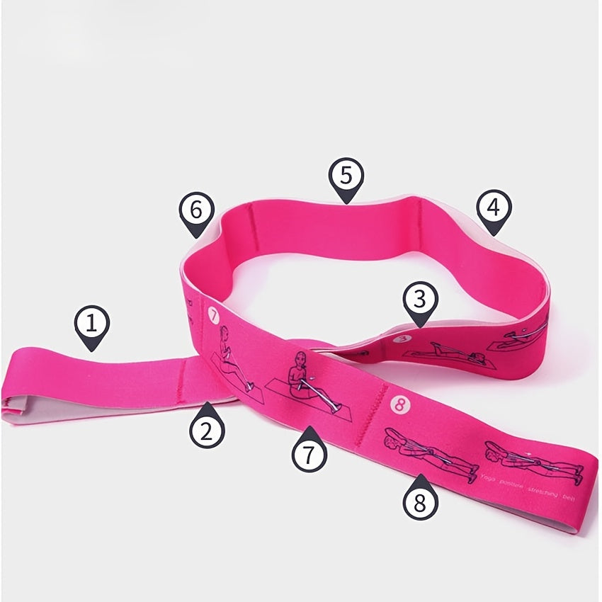 Durable Yoga Stretch Band for Strength Training and Physical Therapy