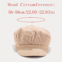 British Retro Octagonal Hat for Men and Women