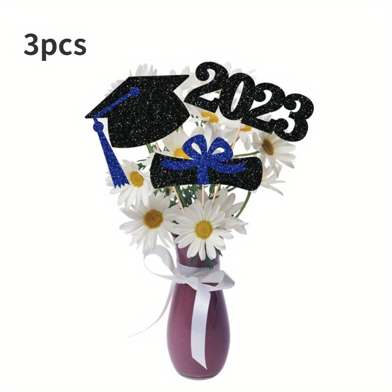 DIY Graduation Desktop Table Bouquet Centerpieces for Classroom Ornaments