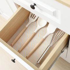 Non Adhesive Non Slip Shelf Liner for Kitchen Drawer Easy to Clean Cabinet Liner