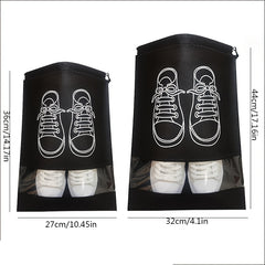 5pcs Shoe Storage Bag Closet Organizer Non-woven Travel Portable Bag