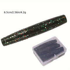 6pcs Bionic Soft Bait Floating Stick Insect For Perch Fishing