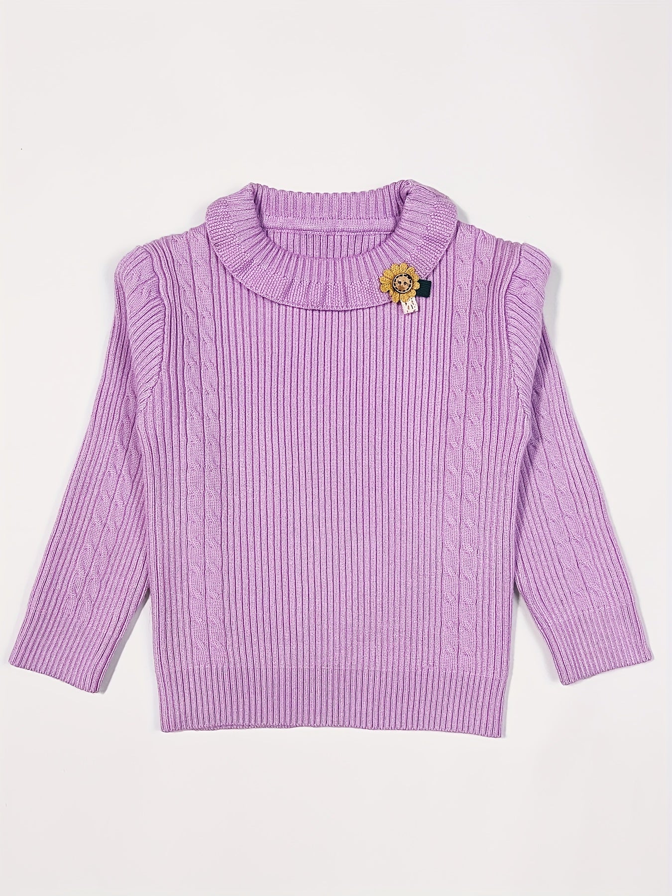 Baby Girls Knitted Cardigan Spring Autumn Top Sweater Coat with Decor