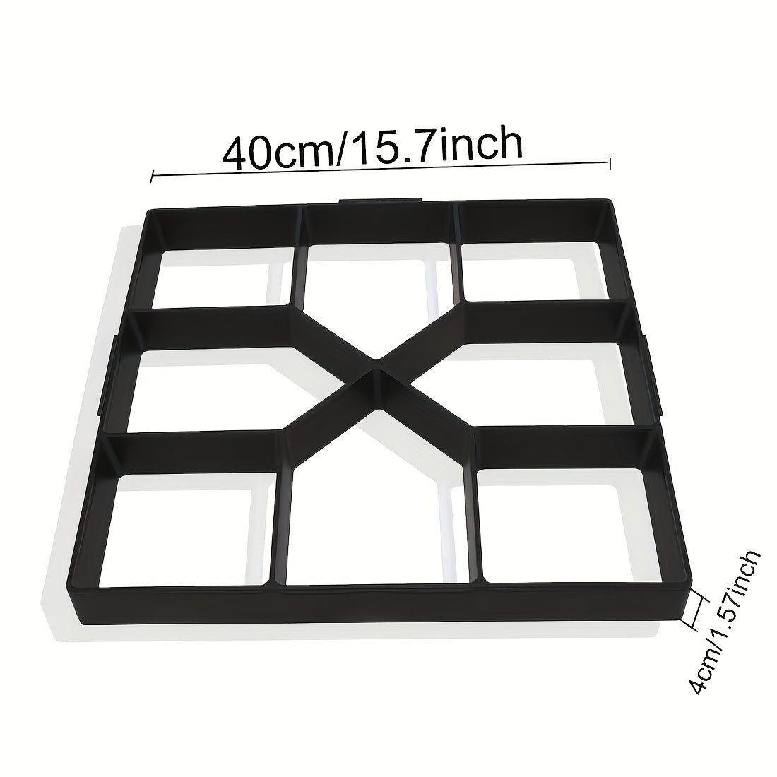 Cement Brick Stone Road Concrete Mold Garden Road Mold H Model