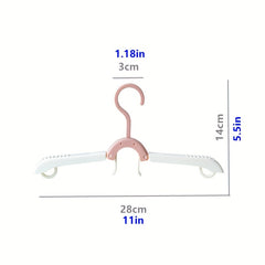 Foldable Clothes Hanger Retractable Clothes Rack For Wardrobe & Travel
