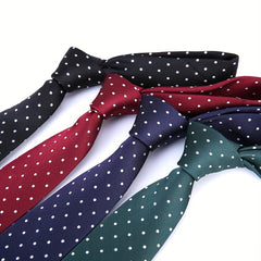 1200Needles Men's Dot Printed Neck Tie