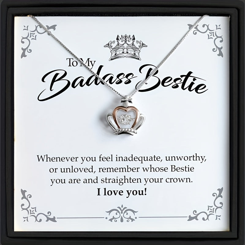 Crown Pendant Necklace Decorative Accessories Holiday Gift
