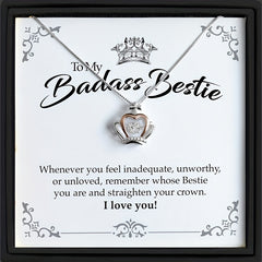 Crown Pendant Necklace Decorative Accessories Holiday Gift
