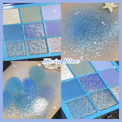 Klein Eyeshadow Palette Matte Finish Waterproof Smokey Eyeshadow