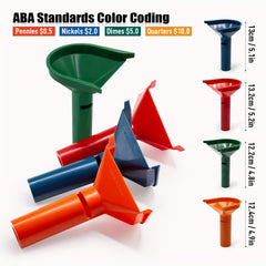 Coin Counters & Tubes w/ Sorter Caps + Wrappers