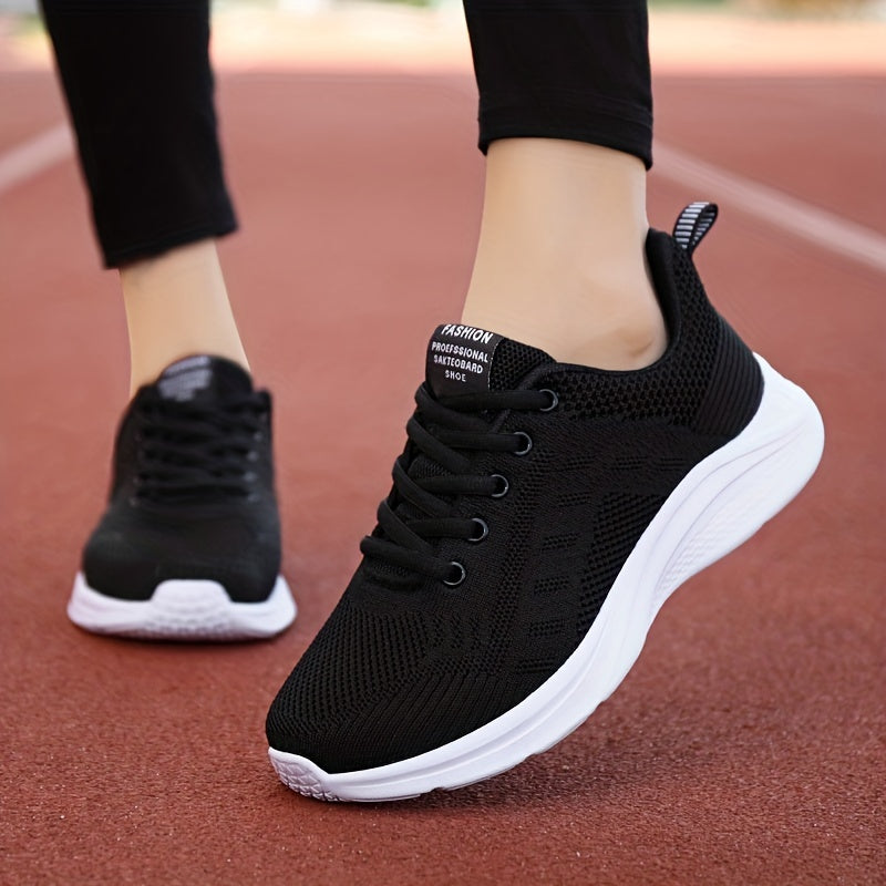 Women's Mesh Tennis Sports Shoes Lightweight Non slip Breathable Travel Shoes