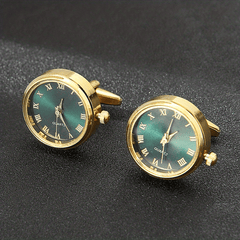Men's Watch Cufflinks Rotating Clock Cufflinks Romantic Clothing Shirt Cufflinks