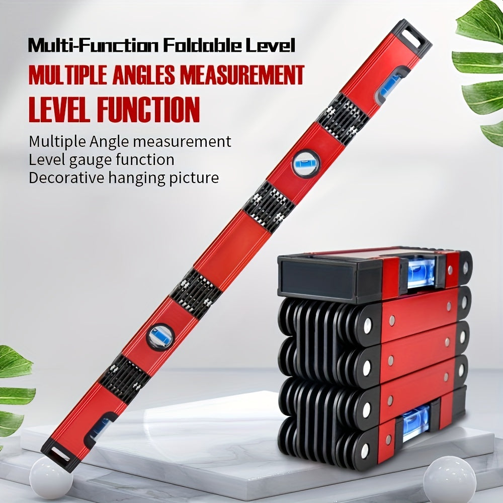 Woodworking Tool Level Folding Ruler High Precision Construction Measurement
