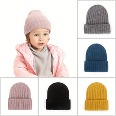 Winter Warm Keeping Beanie Knitted Skiing Hat For Babies