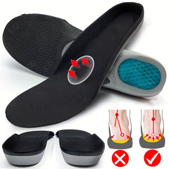 Orthopedic Insoles with Arch Support - Sweat Absorbent Running Shoe Inserts